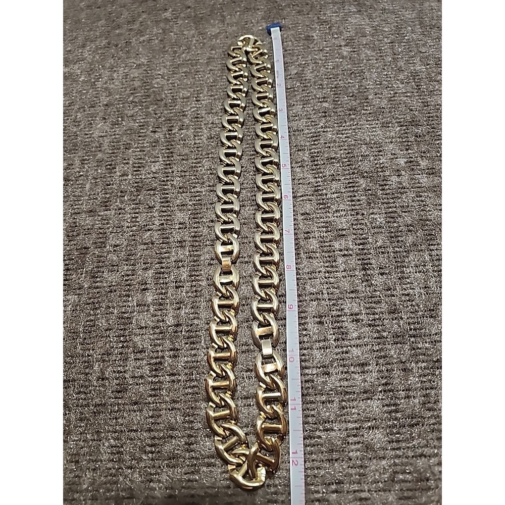 Non Metallic mariner style chain necklace